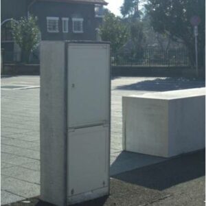 BORNE GAZ EN BÉTON