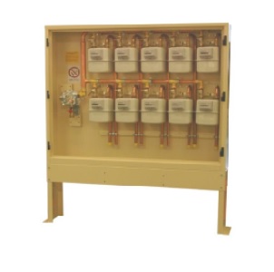 ARMOIRE MULTI-COMTAGE GAZ 9 À 10 COMPTEURS
