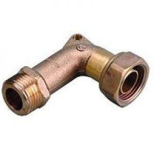 RACCORD COUDE 90°MALE/FEMELLE JOINT PLAT GAZ
