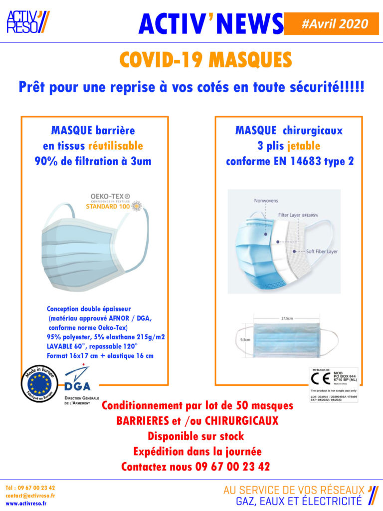 activreso-newsletter-masques-de-protection-avril-2020