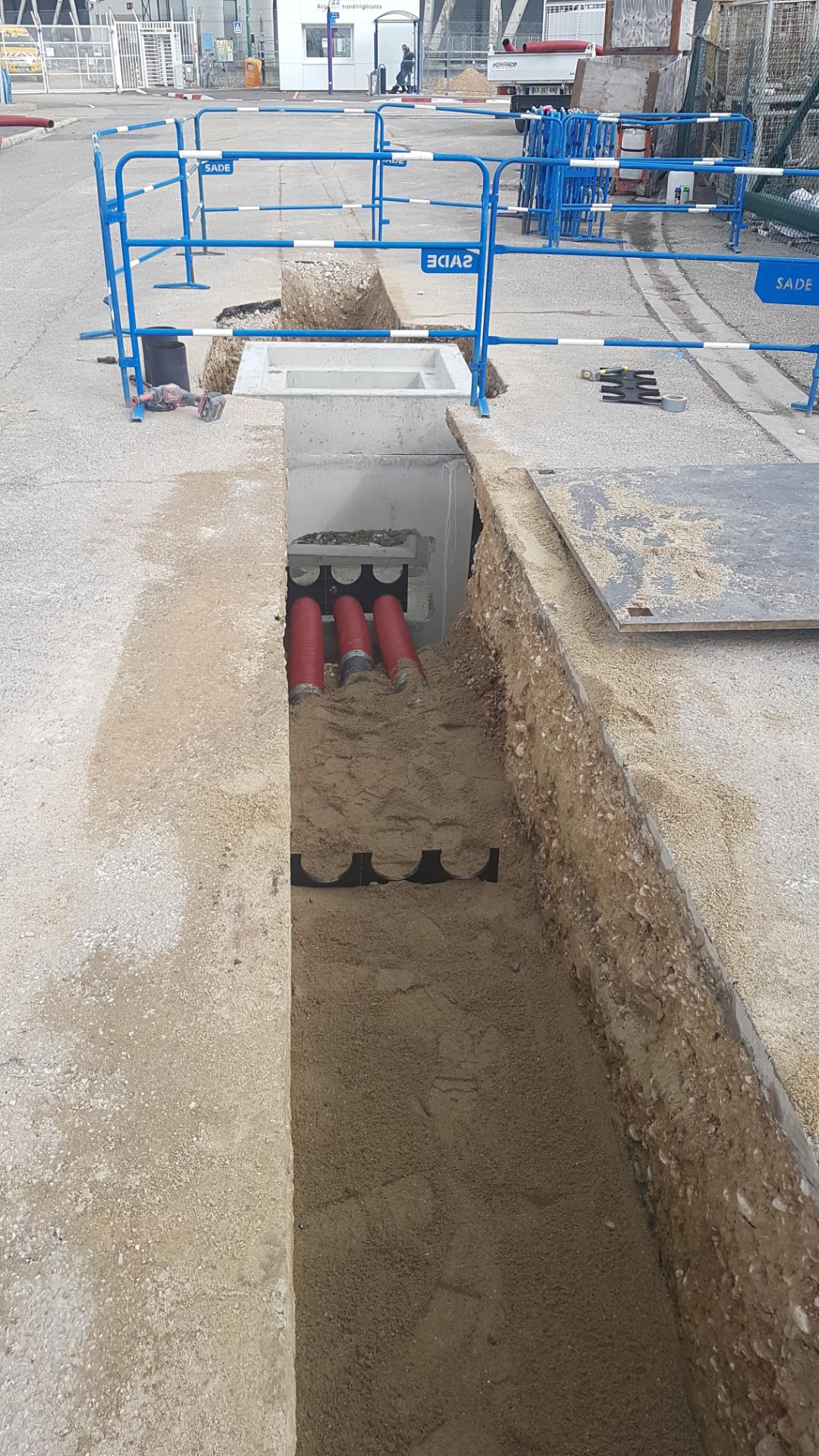 Chantier de la Centrale Nucléaire du Bugey