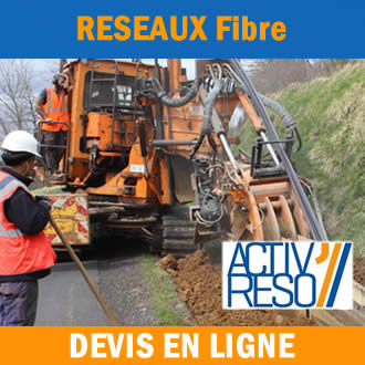 devis en ligne fourniture matériel reseaux fibre