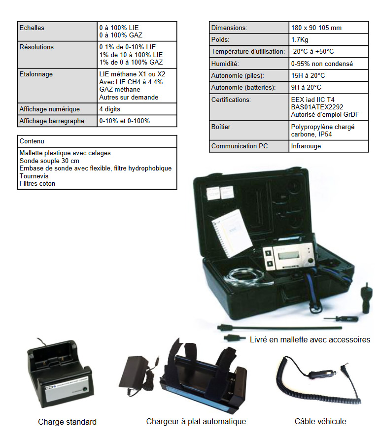 chatarometre G3 500 descriptif produit